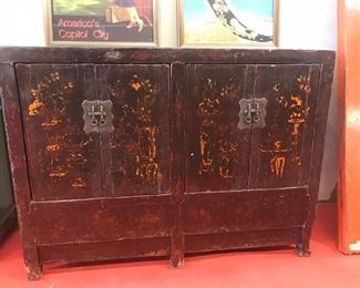 Pair of Chinese style cabinet.