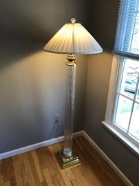 Great glass floor lamp