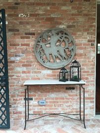 Custom Made Console Table with Accents