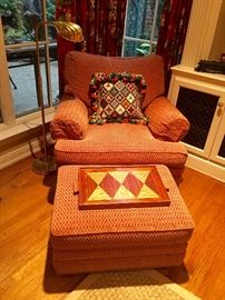 Club Chair & Ottoman