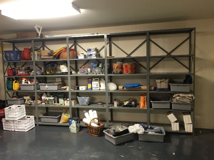 Misc. Garage Items & Storage Shelves