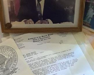 Inaugural letter from Henry B. Gonzalez