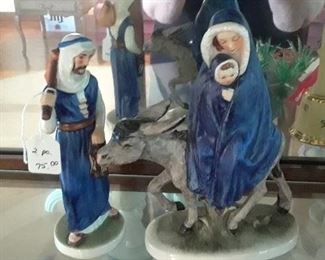 Nativity figurines