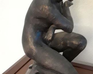 One of several interesting statues