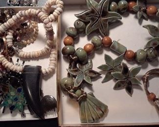 Examples of assorted costume jewelry