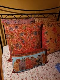 Huge pillow collection