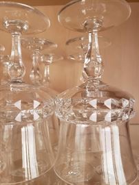 Orrefors Silvia 3 sizes of crystal stemware