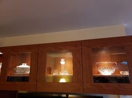 Orrefors and eNGLISH IRONSTONE W BIRD MOTIF