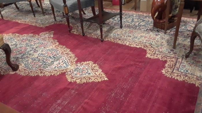 Larger view of antique Persian rug