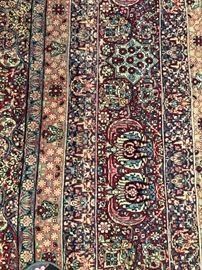 Detail of rug # 3, also antique Persian. 9'8" x 12'10"