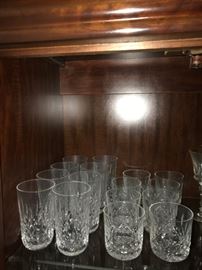 #17	Waterford Lismore  8 high ball   $20 ea.	 $160.00 
#18	Waterford Lismore 8 old fashion glasses $20 ea.	 $160.00 
