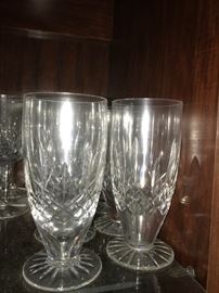 #24	Waterford footed tea  glasses 8 $40 ea.	 $320.00 
