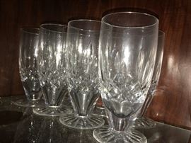 #24	Waterford footed tea  glasses 8 $40 ea.	 $320.00 
