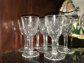 #26	Waterford 8 cordial  glasses 	 $80.00 
