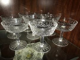 #27	Waterford 8 sherbet glasses 	 $80.00 
