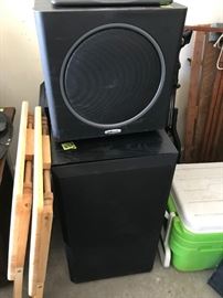 #102	polk audio speakers 	 $60.00 
#103	large speaker tall 	 $80.00 
