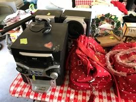 #83	RCA stereo  with speaker 	 $50.00 
