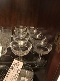#27	Waterford 8 sherbet glasses 	 $80.00 
