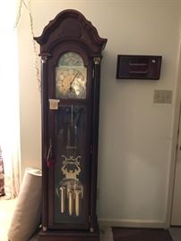#34	Pearl grandfather clock model 455-6860 22x12x79	 $500.00 
