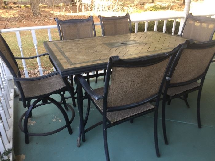  Patio table and chairs