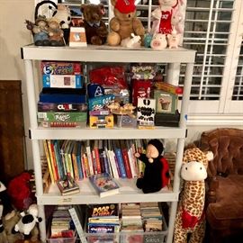 toys and books