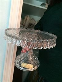 Fostoria American Cake Server w/Brandy Well