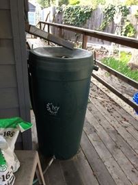 Ivy Rain Barrel Collector.  50 Gal.  These retail for over $120.00   With all the rain....everyone needs one of these.  We have 2 for sale
