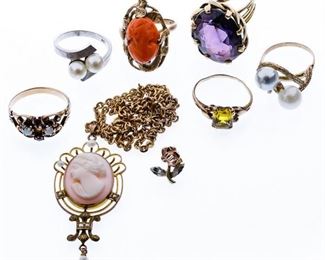 10k Gold Jewelry Assortment