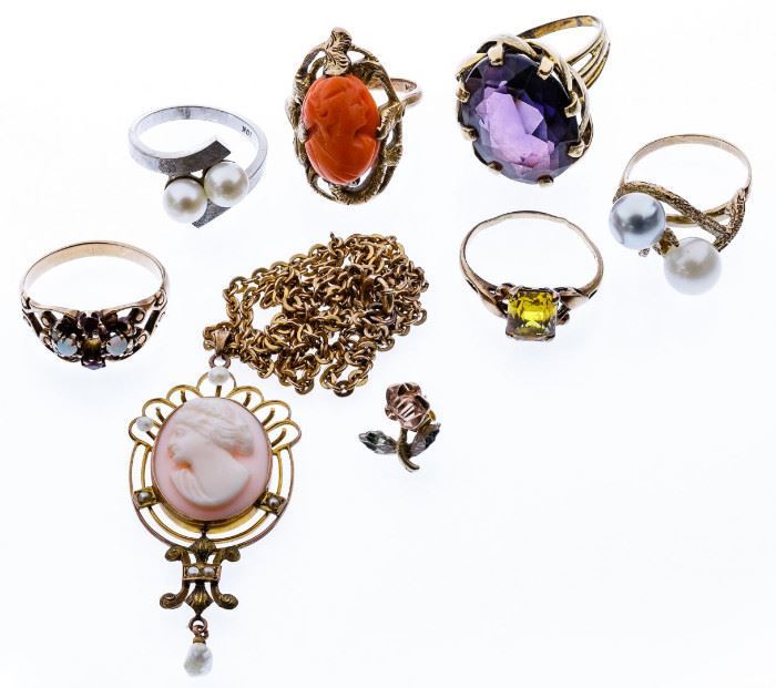 10k Gold Jewelry Assortment