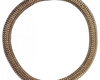 10k Gold Woven Necklace