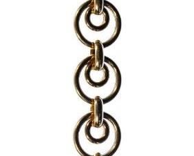 14k Gold Hoop Link Bracelet