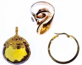 18k Gold Jewelry Assortment