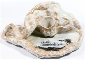 Emile Galle Ceramic Inkwell