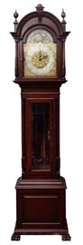 Georgian Style Mahogany Grandfather Clock