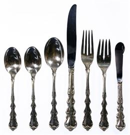 International Angelique Sterling Silver Flatware Service
