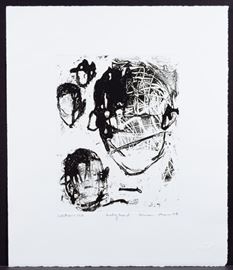 Louisa Lizbeth Chase American 1951 2016 baby head Etching