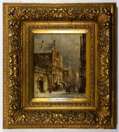 Pieter Gerardus Vertin Dutch 1819 1893 Oil on Board