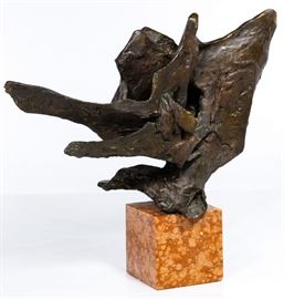 Virginio Ferrari Italian b.1937 Abstract Metal Sculpture