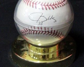 James Shields Kansas City Royals Autographed Baseball In Case