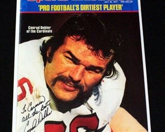 Conrad Dobler St. Louis Cardinals Autographed Picture 8" x 10"