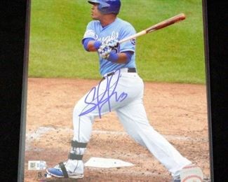 Salvador Perez Kansas City Royals Authentic Autographed Photo With COA 8" x 10"