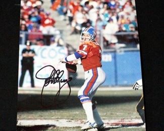 John Elway Denver Broncos Autographed Photo 8" x 10"