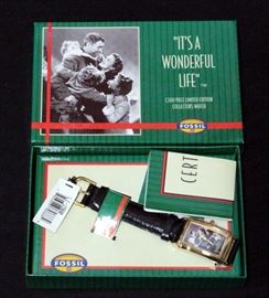 Fossil It's A Wonderful Life Limited Edition Watch Li-1560 In Box, Unused