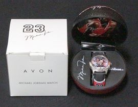 Avon Michael Jordan Watch In Wilson Basketball Case, Unused