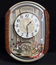 Seiko Limited Edition Melodies In Motion Wall Clock 20.5"H