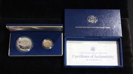 1987 United States Constitution Coin Set With COA In Case And Box
