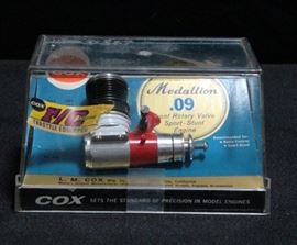 Cox Medallion .09 Front Rotary Valve Sport-Stunt Engine In Box
