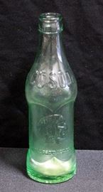 CC Soda Indian Head Bottle, Pat. 1925, Embossed "Coca Cola Bottling Co Kansas City Mo" On Bottom