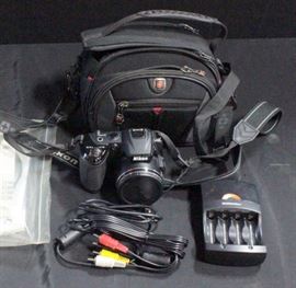 Nikon Coolpix L120 Digital Camera With Soft Case, Accessories, Manual And More