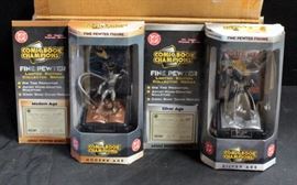 Comic Book Champions Fine Pewter Limited Edition Collectors Series Batman 1994 (3) And Joker 1978 (4) In Original Boxes With COAs Total Qty 7